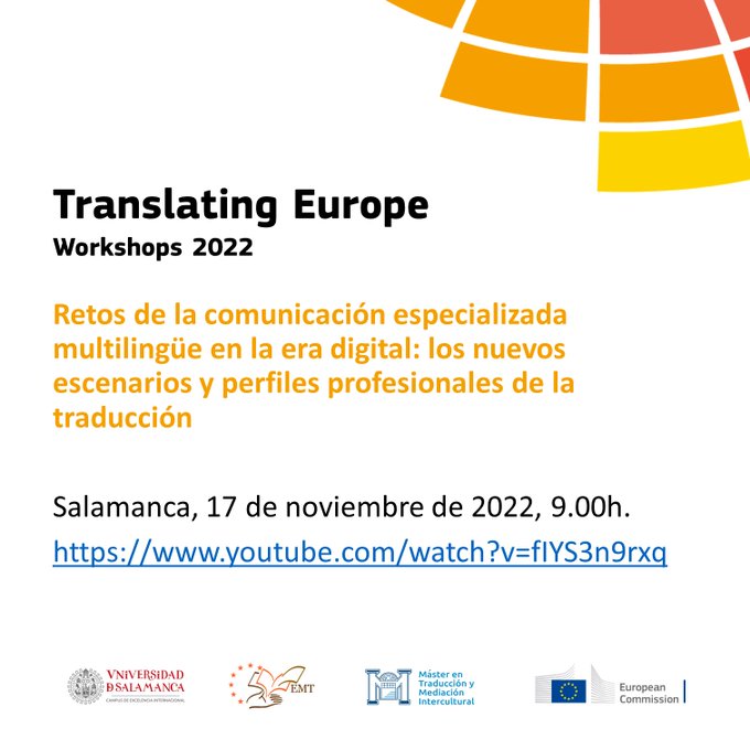 Seminario «Traducir Europa»: Retos de la comunicación especializada multilingüe en la era digital
