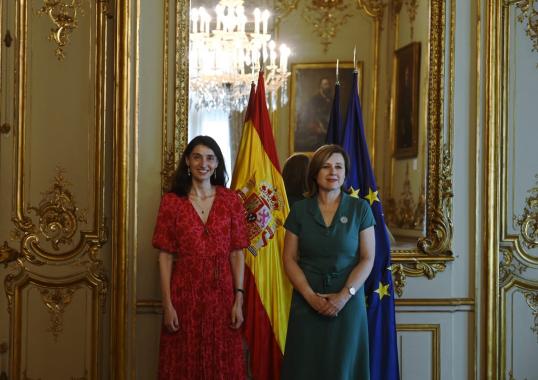 Concluye la visita a Madrid de la vicepresidenta de la Comisión Europea responsable de valores y transparencia, Věra Jourová