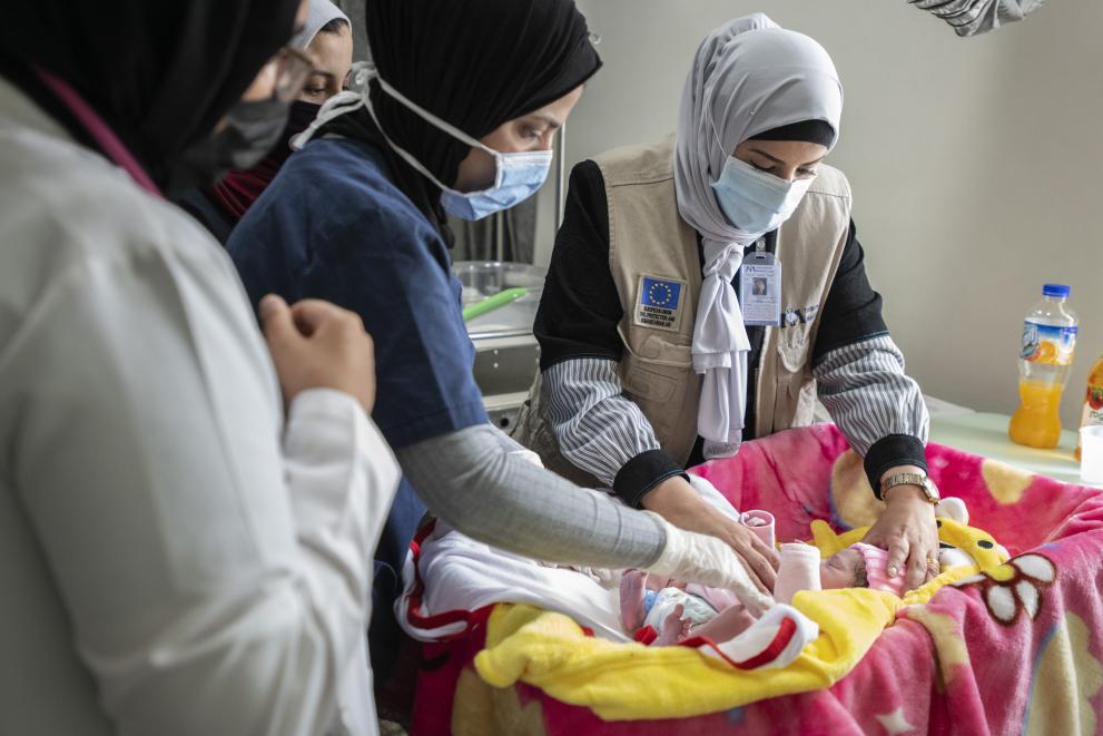 EU-funded maternity ward helps Syrian refugees give birth during COVID-19