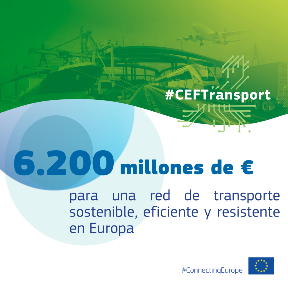 6200 millones EUR en subvenciones para proyectos europeos de transporte